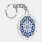 Porte-clés Mandala Motif 01 (Devant gauche)