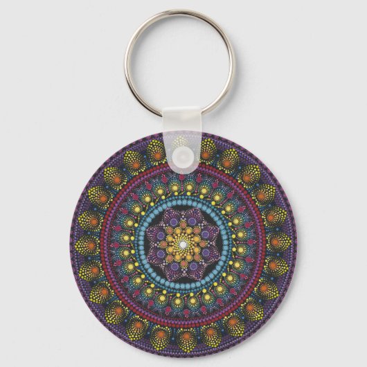 Porte-clés Mandala mystérieux (Recto)