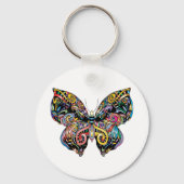 Porte-clés Mandala papillon (Recto)