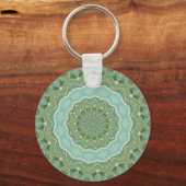 Porte-clés Mandala Succulent (Recto)