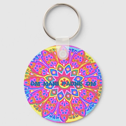 Porte-clés MANDALA W/ MANTRA Porte - clé (Recto)