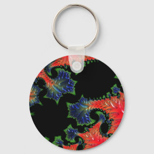 Porte-clés Mandelbrot Bouton du jardin Bouton de touche