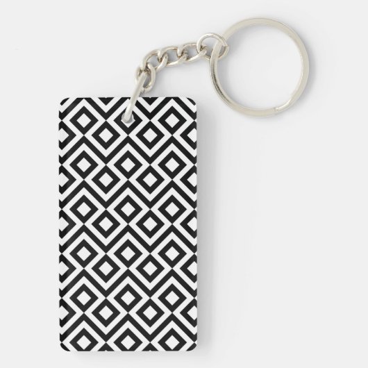 Porte-clés Mander noir et blanc (Dos)