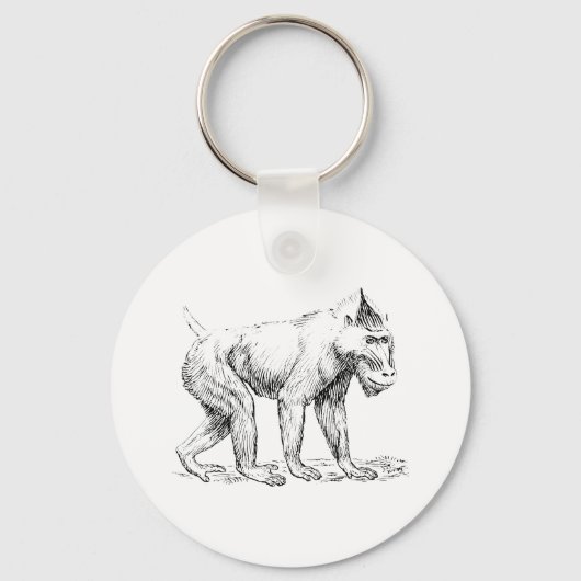 Porte-clés Mandrill (Recto)
