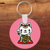 Porte-clés Maneki Neko (Chat chanceux) (Recto)