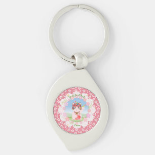 Porte-clés Maneki Neko Lucky Luna Metal