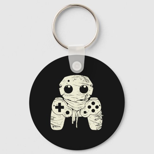 Porte-clés Manette de jeu de mummy fantôme effrayant Hallowee (Recto)