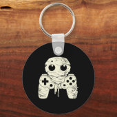Porte-clés Manette de jeu de mummy fantôme effrayant Hallowee (Recto)