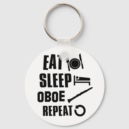 Porte-clés Mange Sleep Oboe (Recto)