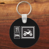 Porte-clés Mange Sleep QUAD ! (Recto)