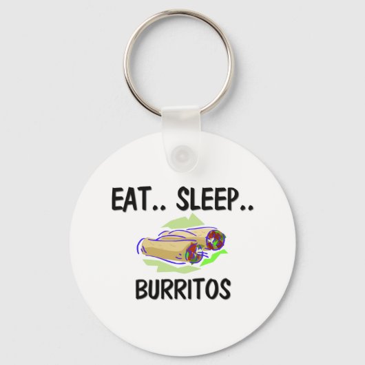 Porte-clés Manger BURRITOS Sleep (Recto)