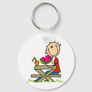 Porte-clés Manger de la pastèque