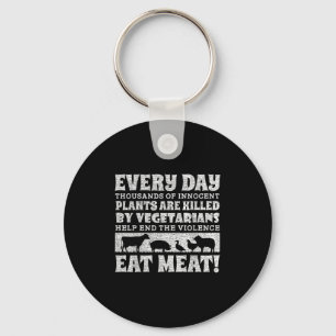 Porte-clés Manger des animaux est étrange Chemise World Vegan