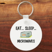 Porte-clés Manger des MICROWAVES de sommeil (Recto)