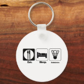 Porte-clés manger dormir badminton (Recto)