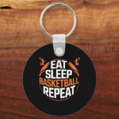 Porte-clés Manger Dormir Dessiner Répéter (Recto)