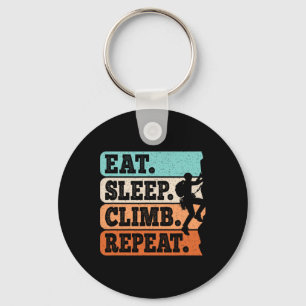 Porte-clés Manger Dormir Grimper Répéter Escalade Bloc Homme