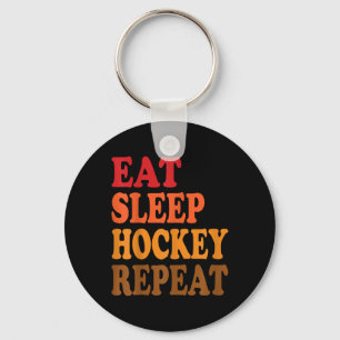 Porte-clés Manger Dormir Hockey Répéter Patinoire Extérieur C