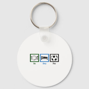 Porte-clés Manger Dormir Jouer Football Enfants Futbol T Shir