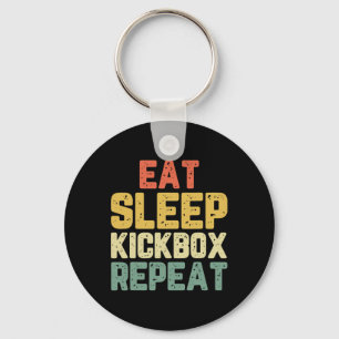 Porte-clés Manger Dormir Kickbox Répéter Kickboxing Kick Boxi