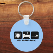 Porte-clés manger dormir nager (Recto)