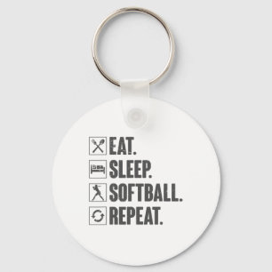 Porte-clés Manger Dormir Softll Répéter - Softll Cadeau Pour