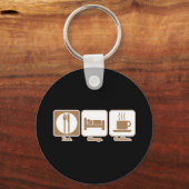 Porte-clés manger du café (Recto)