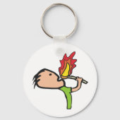 Porte-clés Manger du feu (Verso)