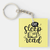Porte-clés Manger Lire le livre de sommeil Lover (Devant)