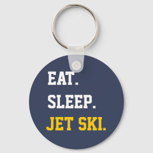 Porte-clés Manger Ski Jet Sleep