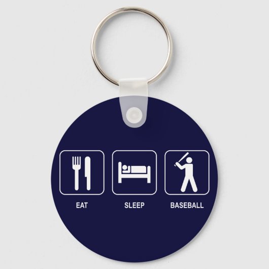 Porte-clés Manger Sleep Baseball Keychain (Recto)