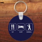 Porte-clés Manger Sleep Baseball Keychain (Recto)