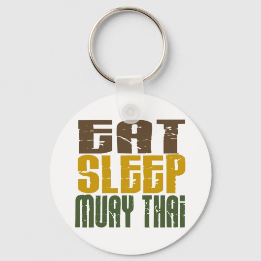 Porte-clés Manger Sleep Muay Thai 1 (Recto)