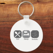 Porte-clés Manger Sudoku Sleep Copie (Recto)