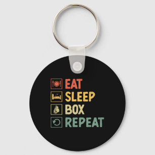 Porte-clés Mangez boîte de sommeil Répéter boîte de sport For