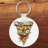 Porte-clés Mangez ce Porte - clé de pizza - Cheesy Fun On Go! (Recto)