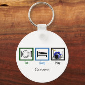 Porte-clés Mangez des tambours de veille (Recto)