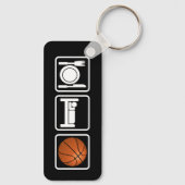 Porte-clés Mangez, Dormez, Basket-ball (Verso)