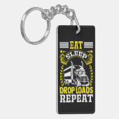 Porte-clés Mangez, Dormez, Charges de gouttes Conducteur de c (Devant gauche)