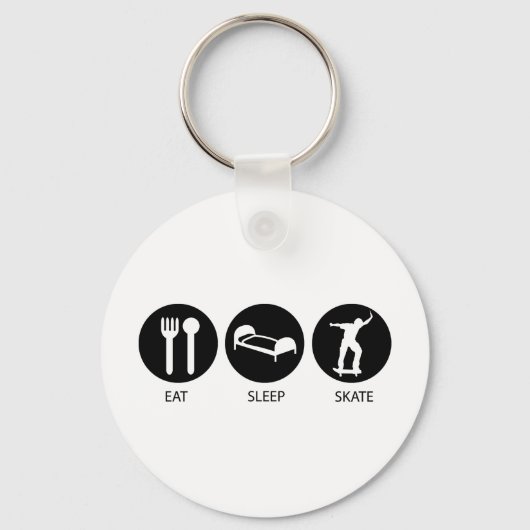 Porte-clés Mangez du patinage (Recto)