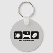 Porte-clés mangez du rugby (Recto)