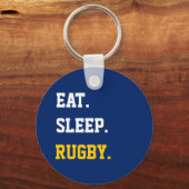Porte-clés Mangez du rugby (Recto)