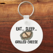 Porte-clés Mangez le FROMAGE GRILLÉ du sommeil (Recto)