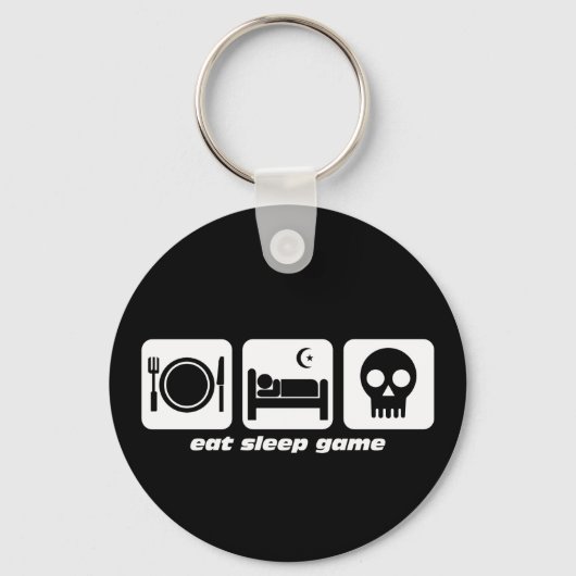 Porte-clés Mangez le jeu du sommeil (Recto)