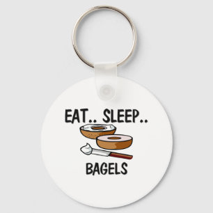 Porte-clés Mangez les BAGELS de sommeil