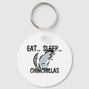 Porte-clés Mangez les CHINCHILLAS de sommeil