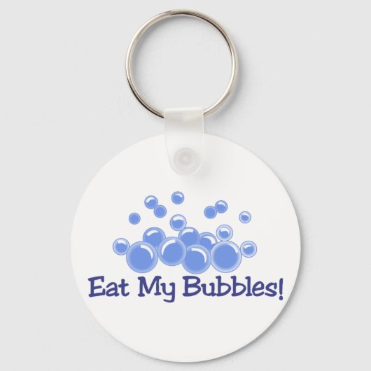 Porte-clés Mangez mes bulles (Recto)