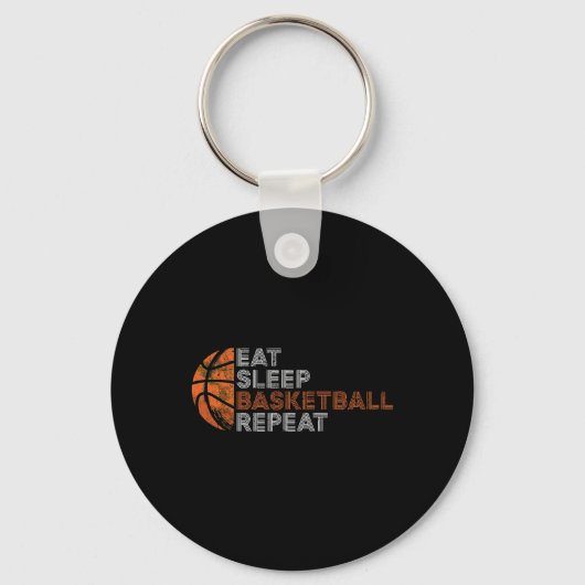 Porte-clés Mangez Sleep Basketball Répéter Pour Hommes Femmes (Recto)