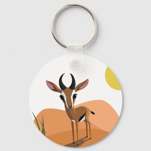 Porte-clés Mango la Gazelle (Recto)