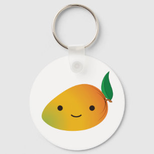 Porte-clés Mango souriant Cute Kawaii